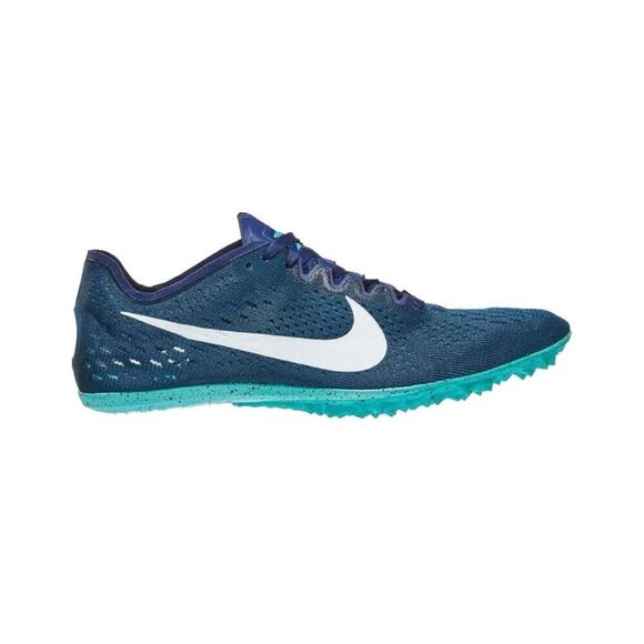 Nike Zoom Victory 3 Track Spikes Men’s Size 11.5 Blue Force/White Lace Up Mesh - Picture 1 of 12